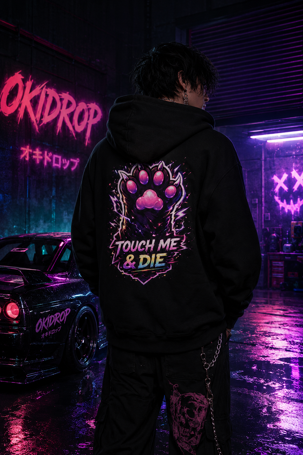 OKIDROP Touch Me & Die Hoodie