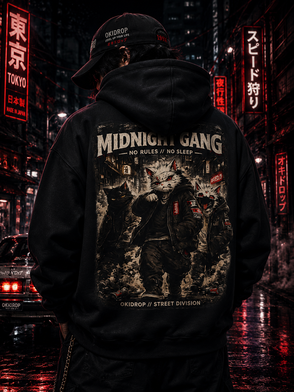 MIDNIGHT GANG Hoodie | Anime Streetwear